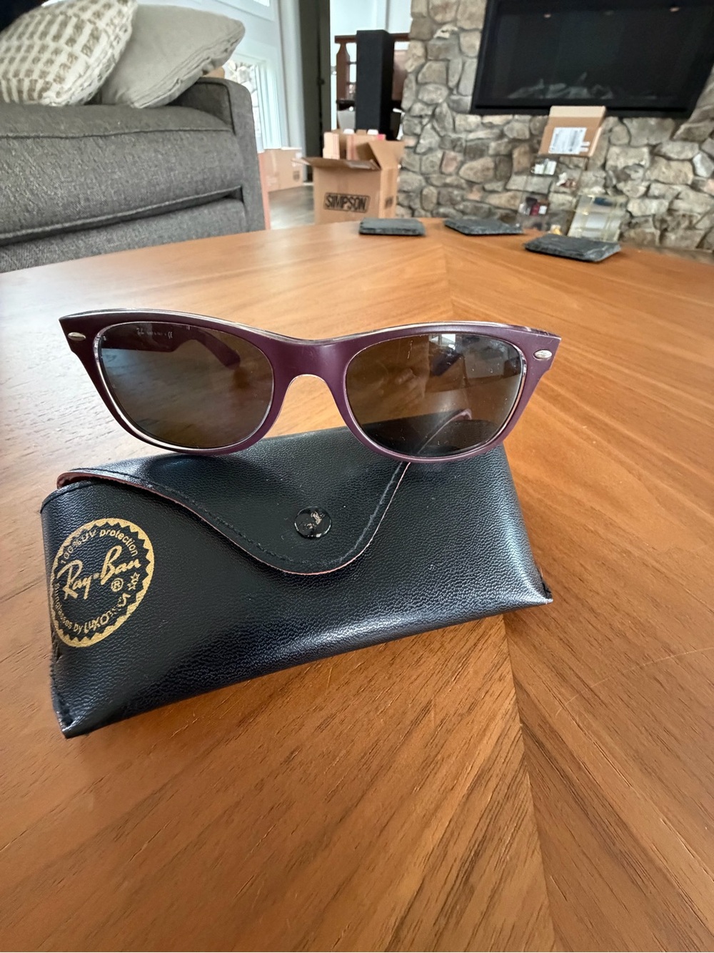 Ray-Ban Women’s Purple New Wayferer Sunglasses